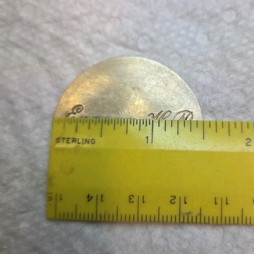 Vintage SQUIBB Pharmaceutical Pregnancy Calendar Obstetrician Silver Color Coin