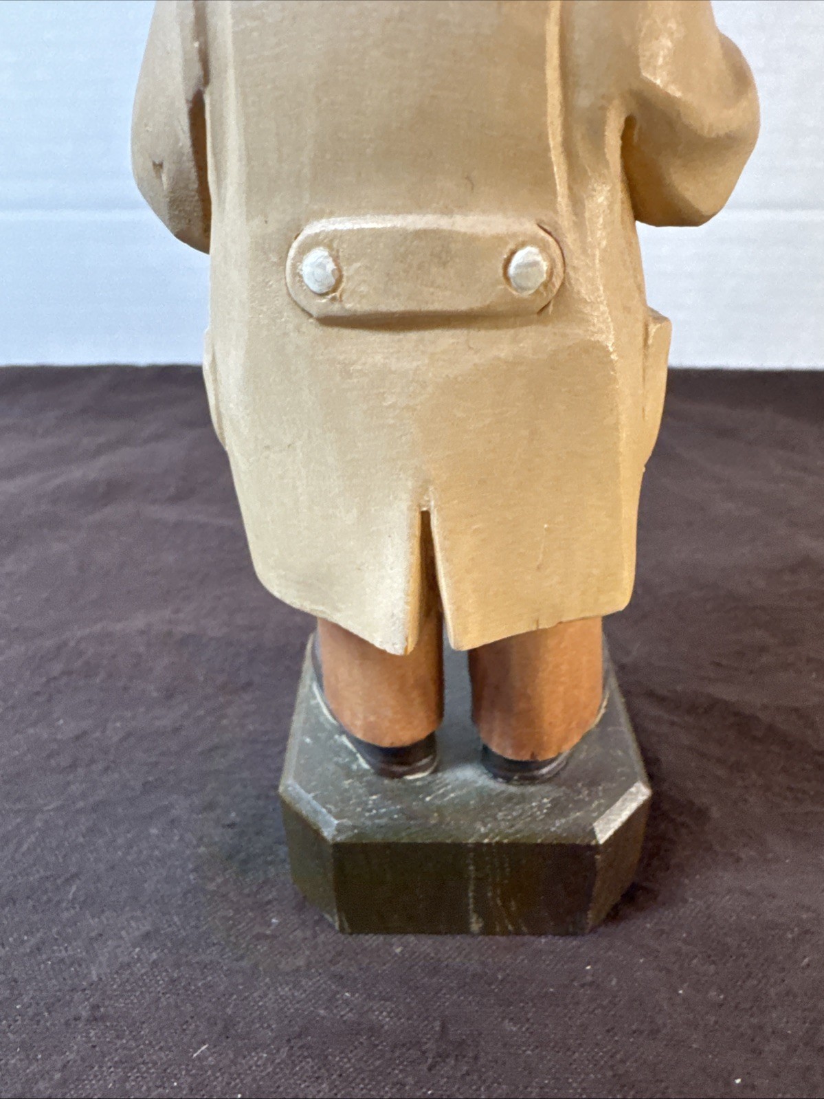 Anri Ears Nose Throat Specialist Medical Doctor Art Carved Wood Italy VTG
