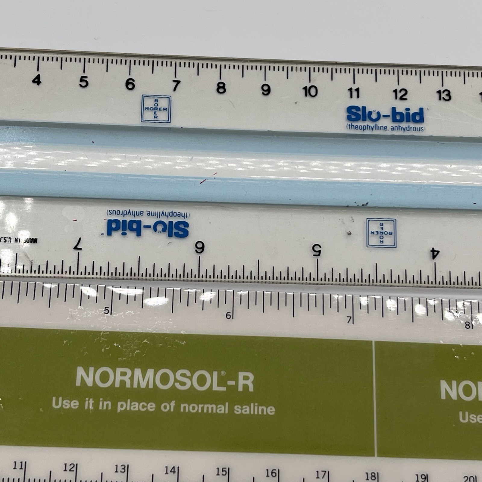 Lot Vintage Pharmaceutical Drug Rep Pharmacy Advertising Rulers Cardiology