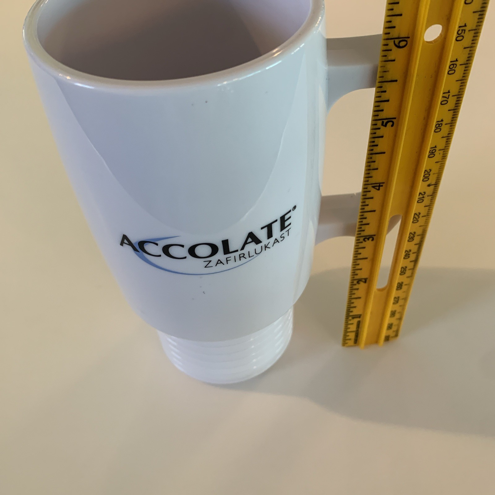 ACCOLATE Zafirlukast Coffee Mug Cup Asthma Pharmaceutical Drug Rep Pharma Promo