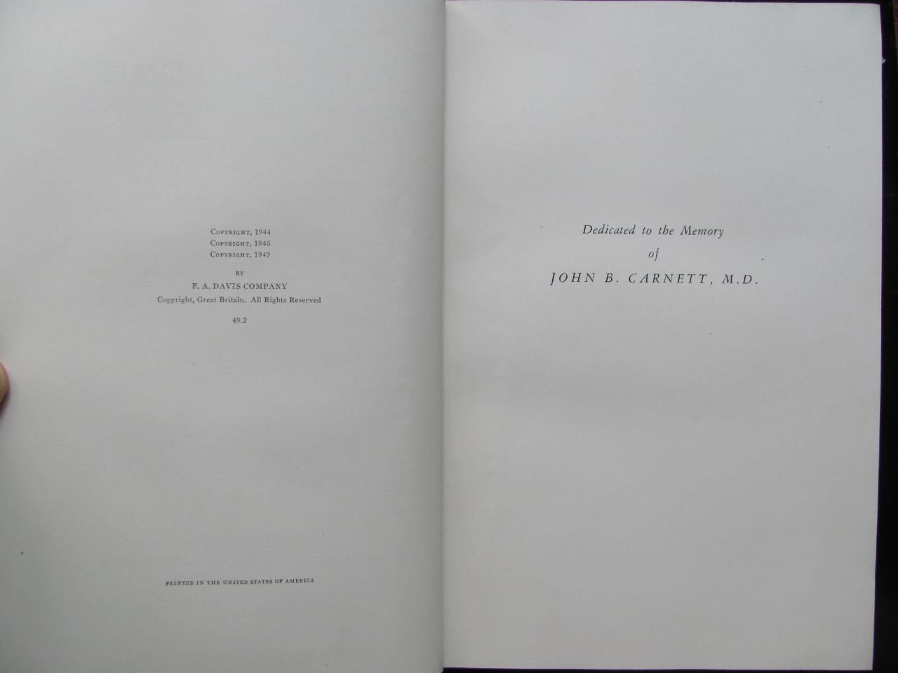 Pain Syndromes Judovich & Bates 1949 3rd Ed 181 Illustrations Medical Book