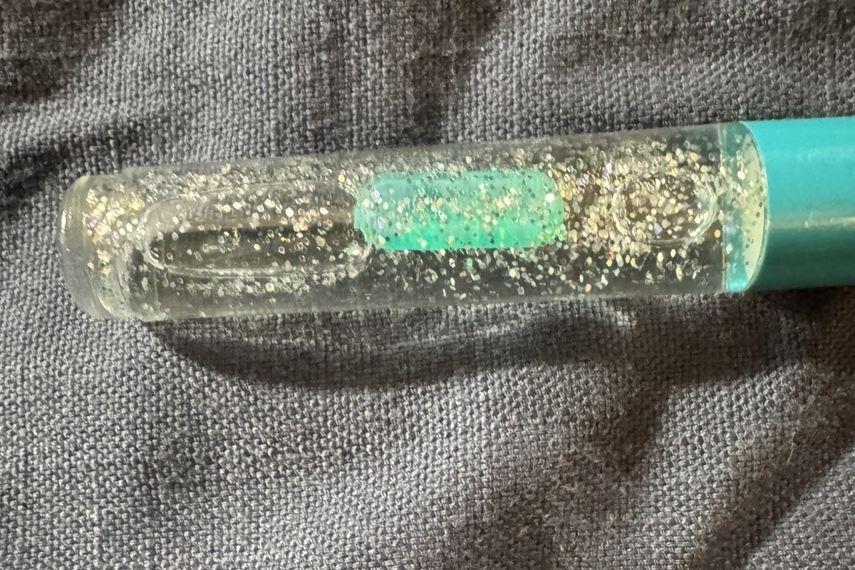 ADVIL LIQUI-GELS PEN w/Glitter & Pill Pharmaceutical Drug Promo Collectible RARE