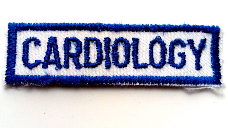 Vintage Cardiology Patch Badge Crest
