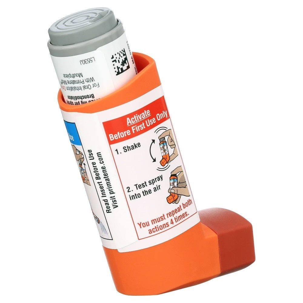 Emergency Epinephrine Inhaler Aerosol 2 Pack Fast Relief for Severe Allergic