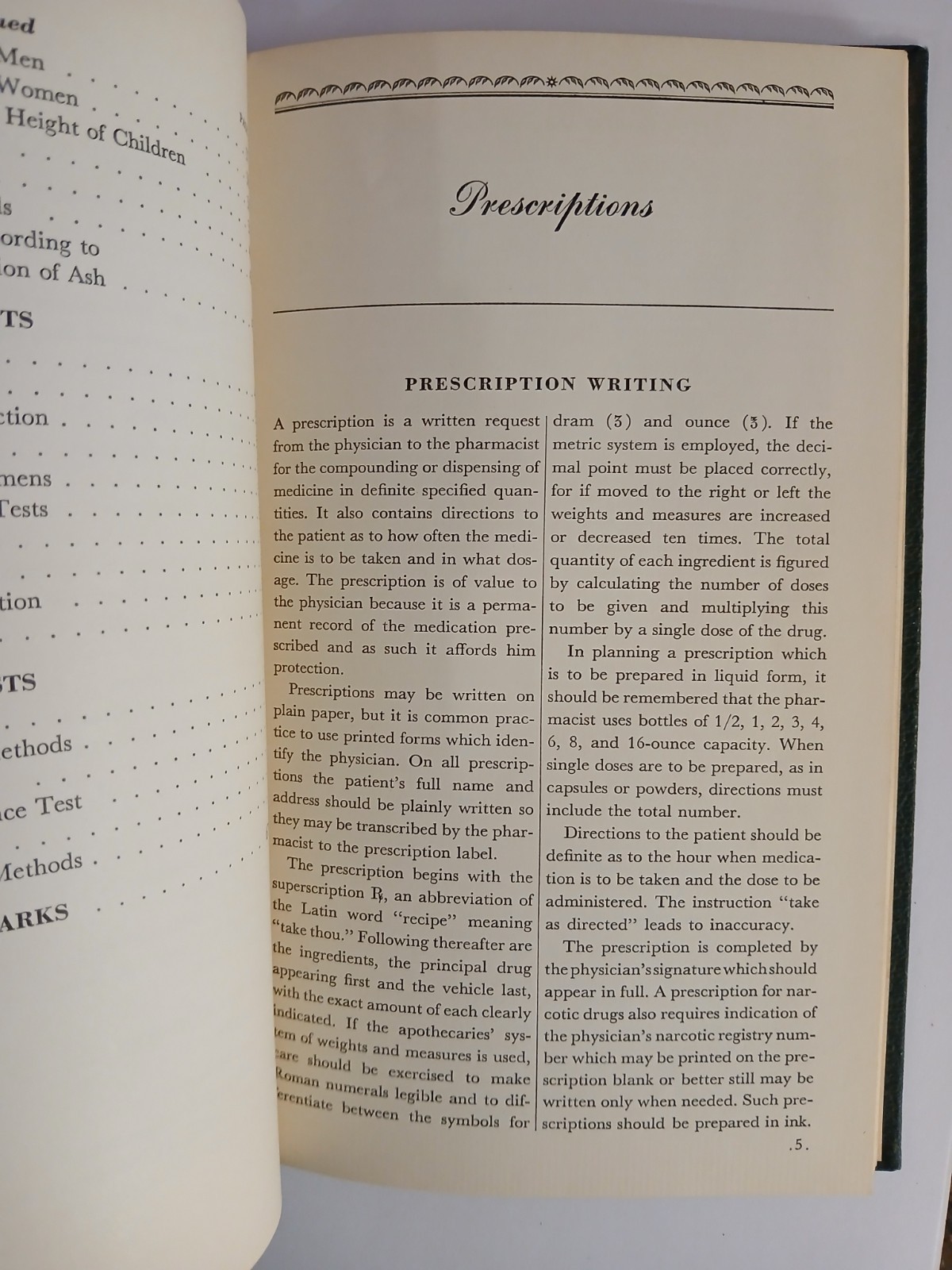 Vintage 1939 De Rx Medical Reference Book Eli Lilly Pocket Drug Guide