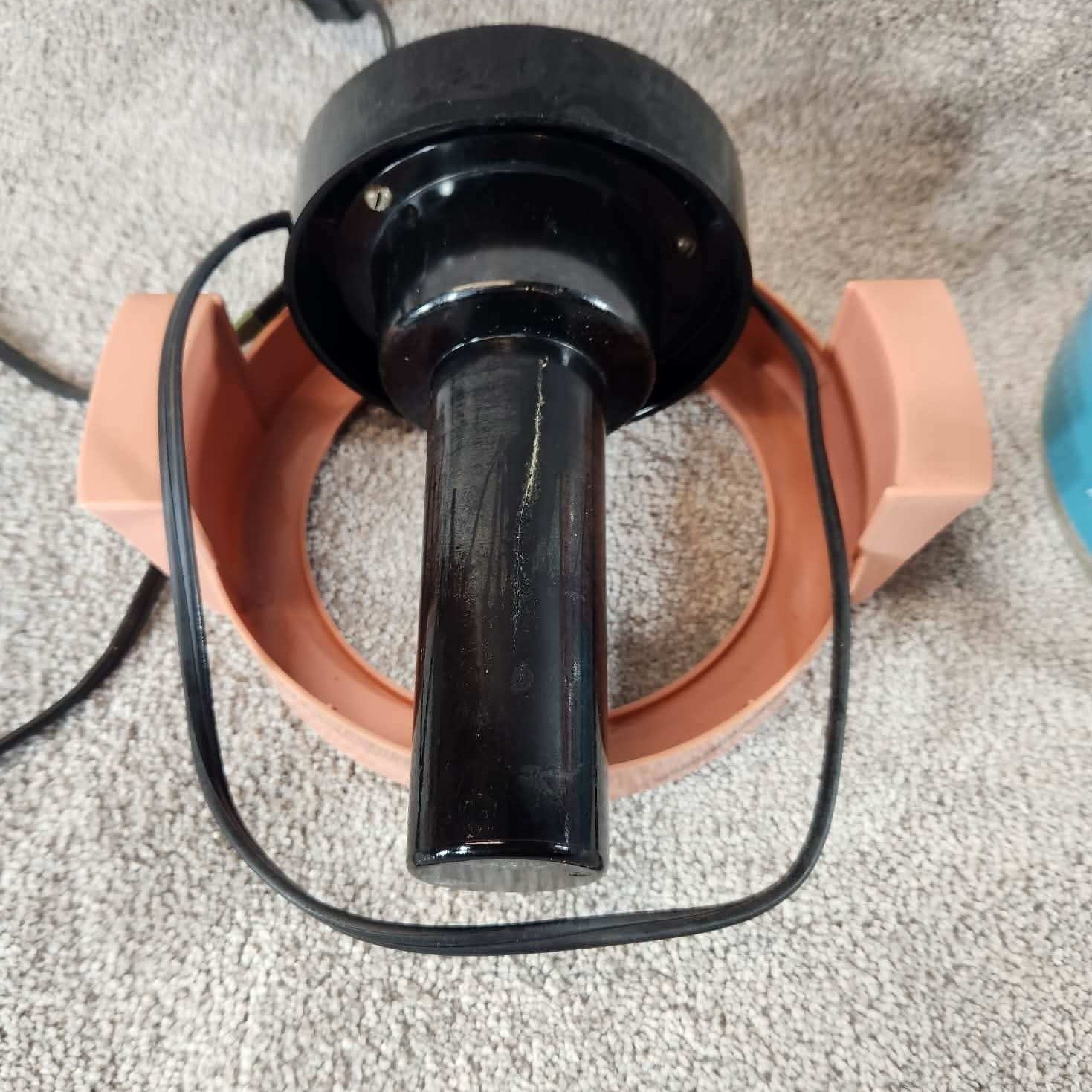 DeVilbiss Vaporizer Humidifier No 142 Steam Dial Vintage Glass Pink Blue
