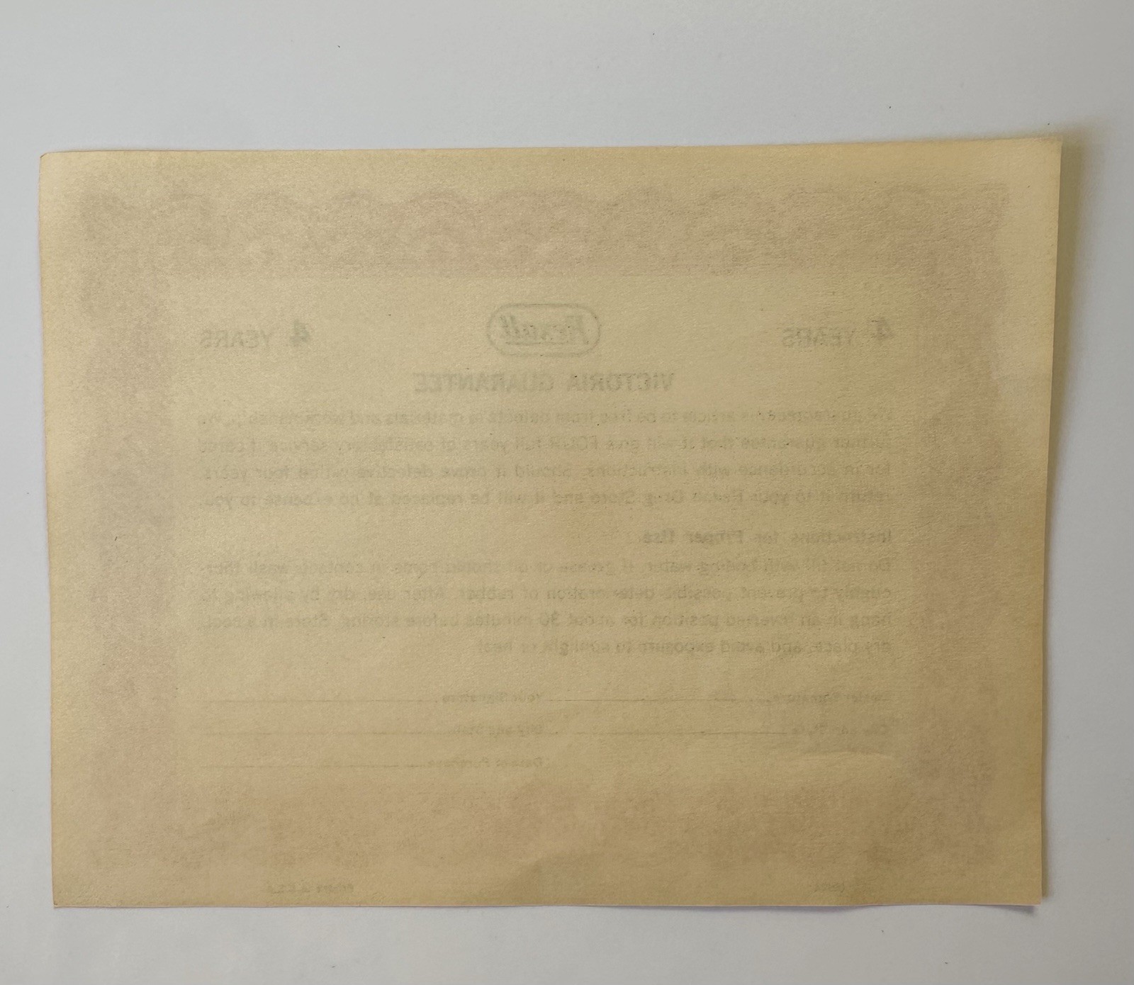 Vintage Rexall Victoria Red Hot Water Bottle w Original Pink Box And Certificate