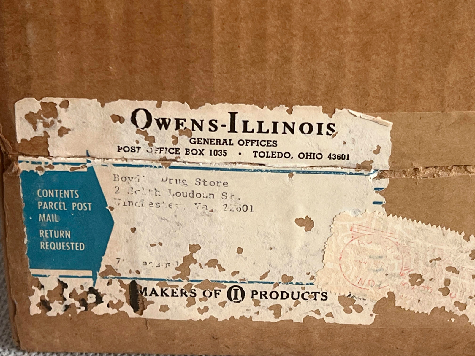 Rare Find New Owens Illinois Pharmacist Pharmacy Medical Covered Casserole Dish