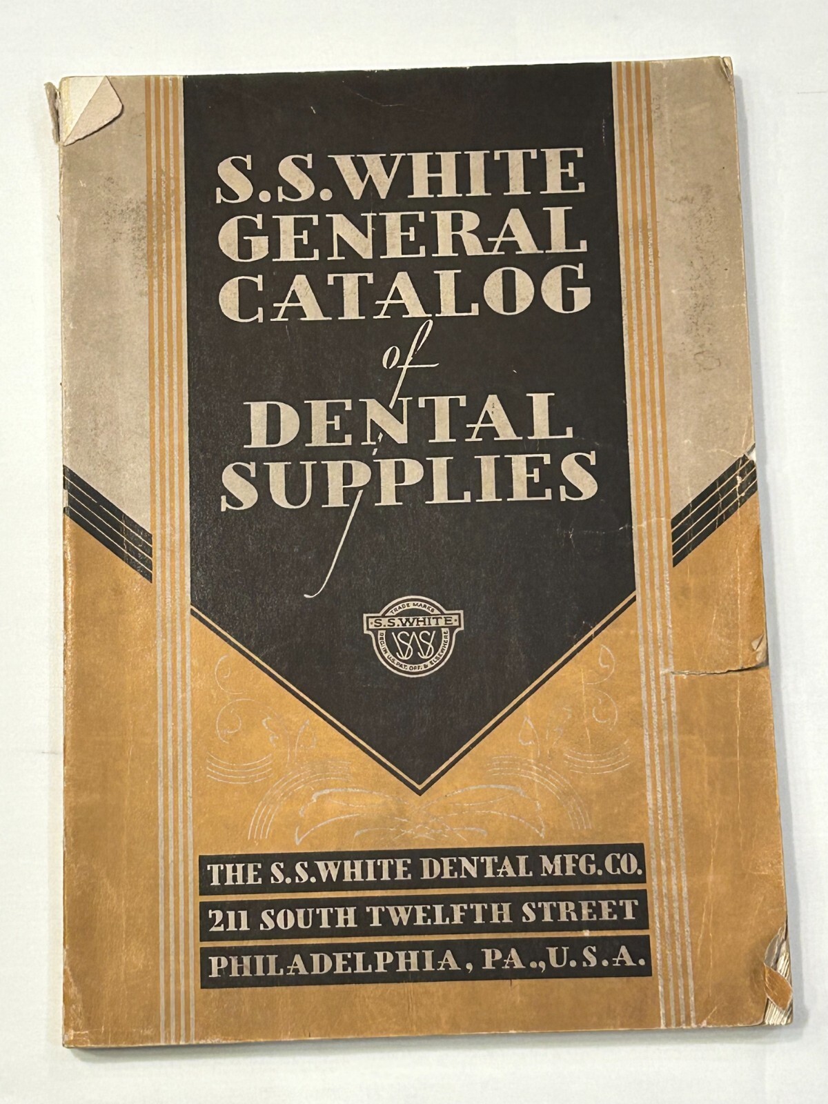 1932 SS White General Dental Catalog Of Dental Supplies